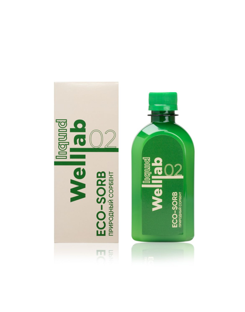 Природный сорбент Welllab liquid ECO-SORB для поддержки пищеварения и контроля веса, 300 мл  #1