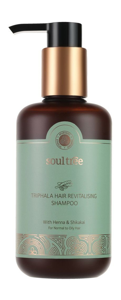 Укрепляющий шампунь для нормальных и жирных волос Triphala Hair Revitalising Shampoo, 250 мл  #1