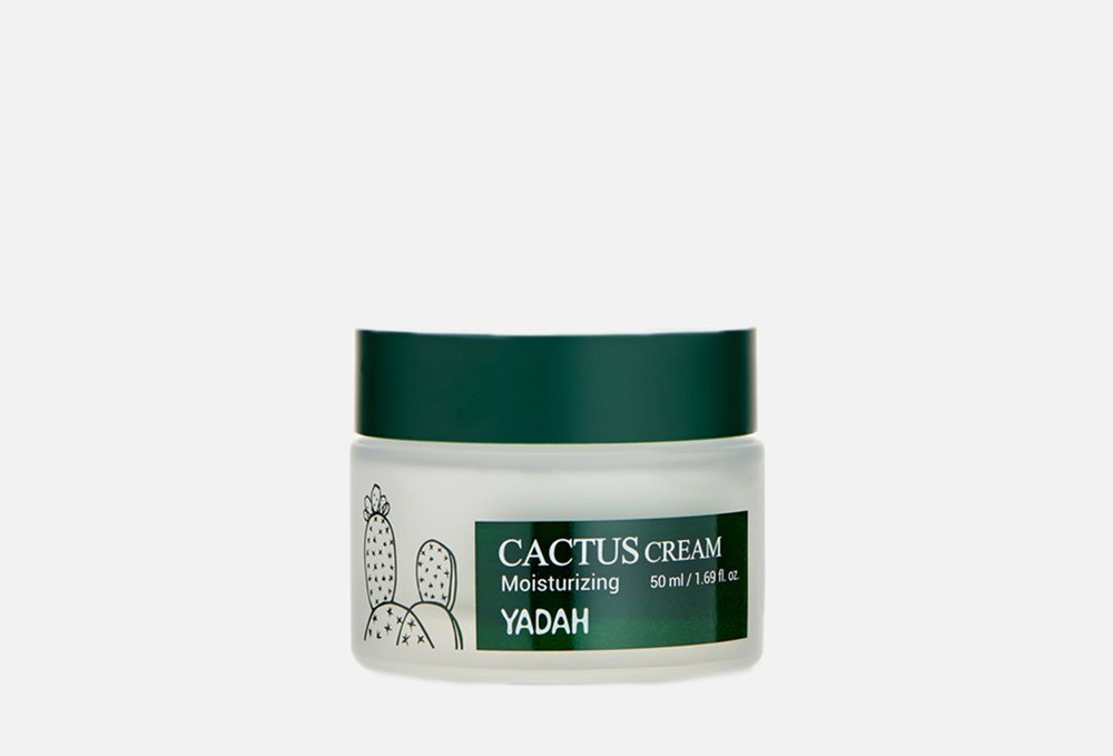 Увлажняющий крем для лица YADAH CACTUS MOISTURIZING CREAM #1