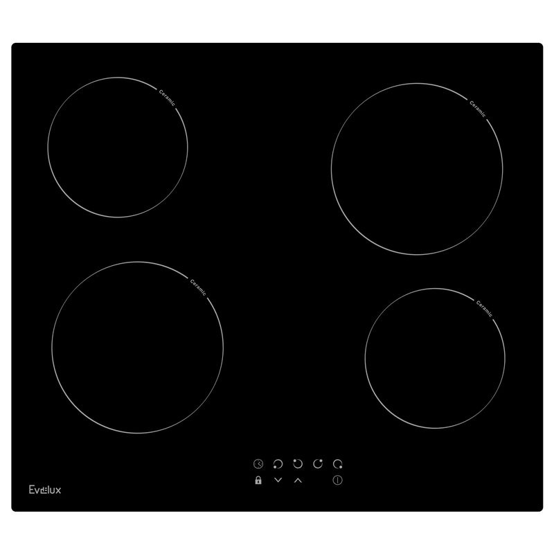 Evelux Электрическая варочная панель HEV 640 B, черный #1