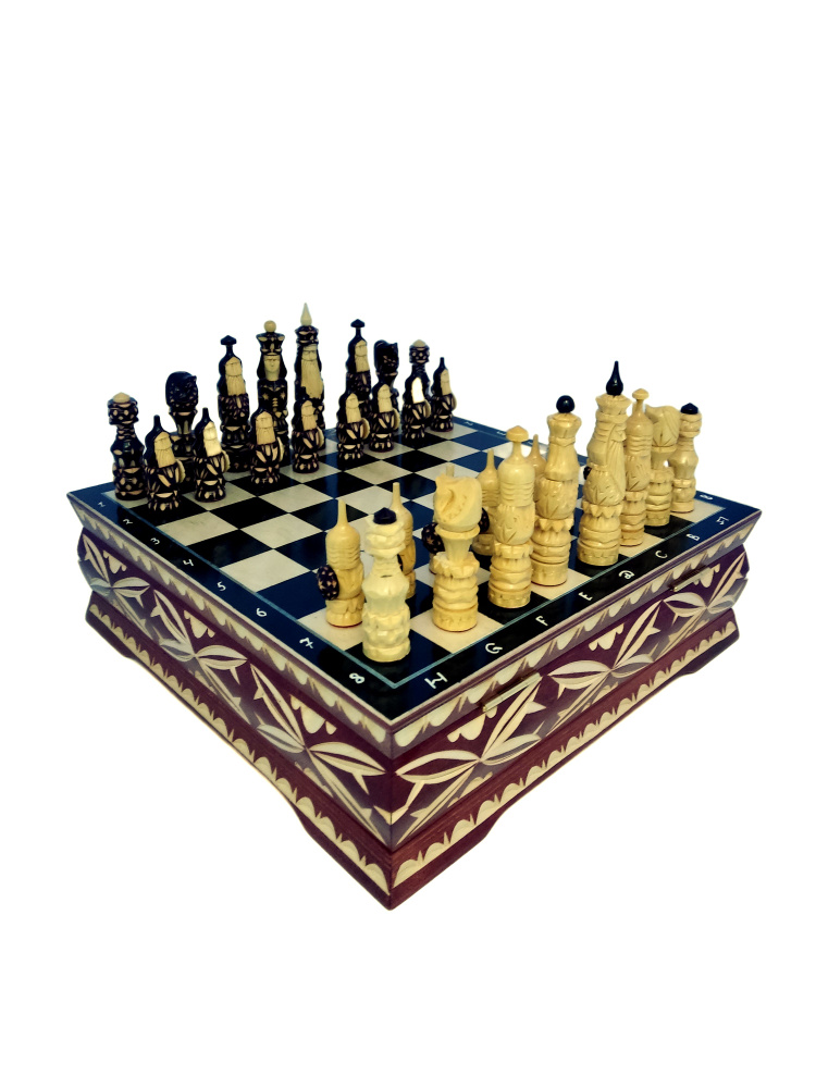 Шахматы деревянные в шкатулке #1