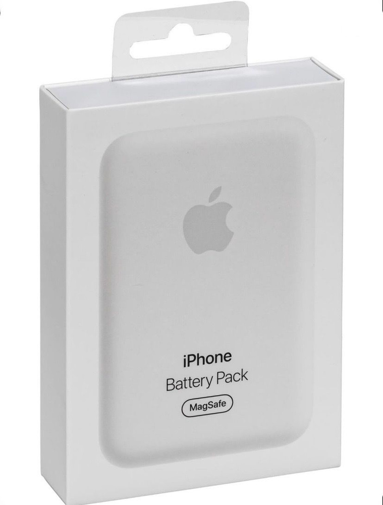 Внешний аккумулятор магнитный пауэрбанк Powerbank 10000 mAh MagSafe battery for Iphone белый Battery #1