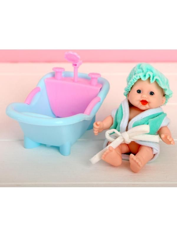 Маленький Пупс в ванной, с аксессуарами,игрушки для купания в ванной  #1