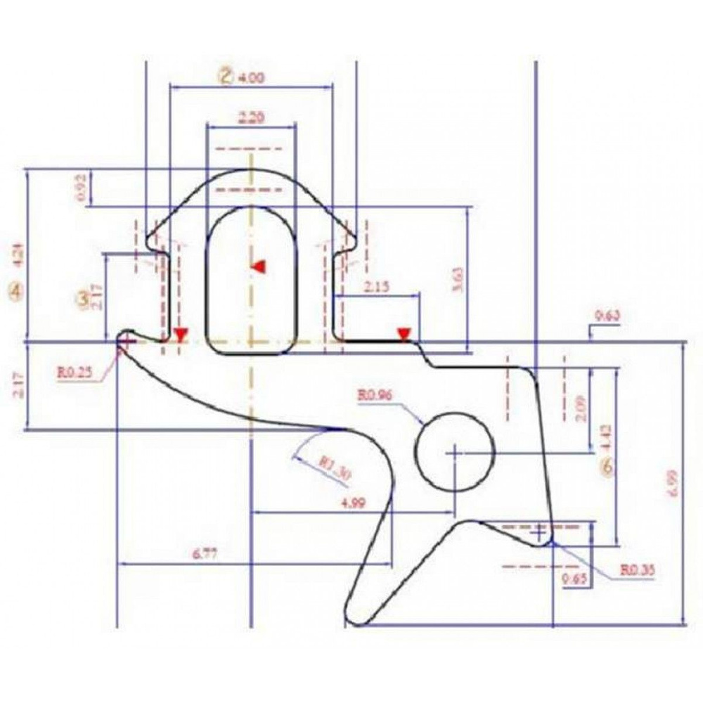 Уплотнитель совместим с профилем KBE 255 (стеклопакет), EPDM, чёрный цена за 1 метр  #1