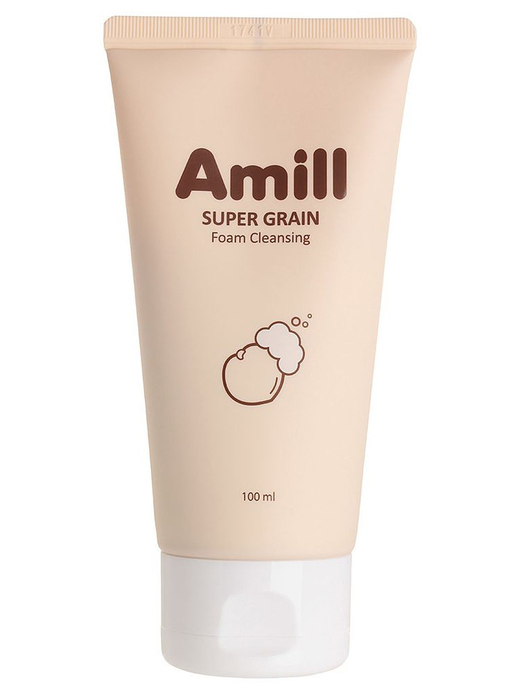 Amill Очищающая пенка SUPER GRAIN FOAM CLEANSING, 100мл #1