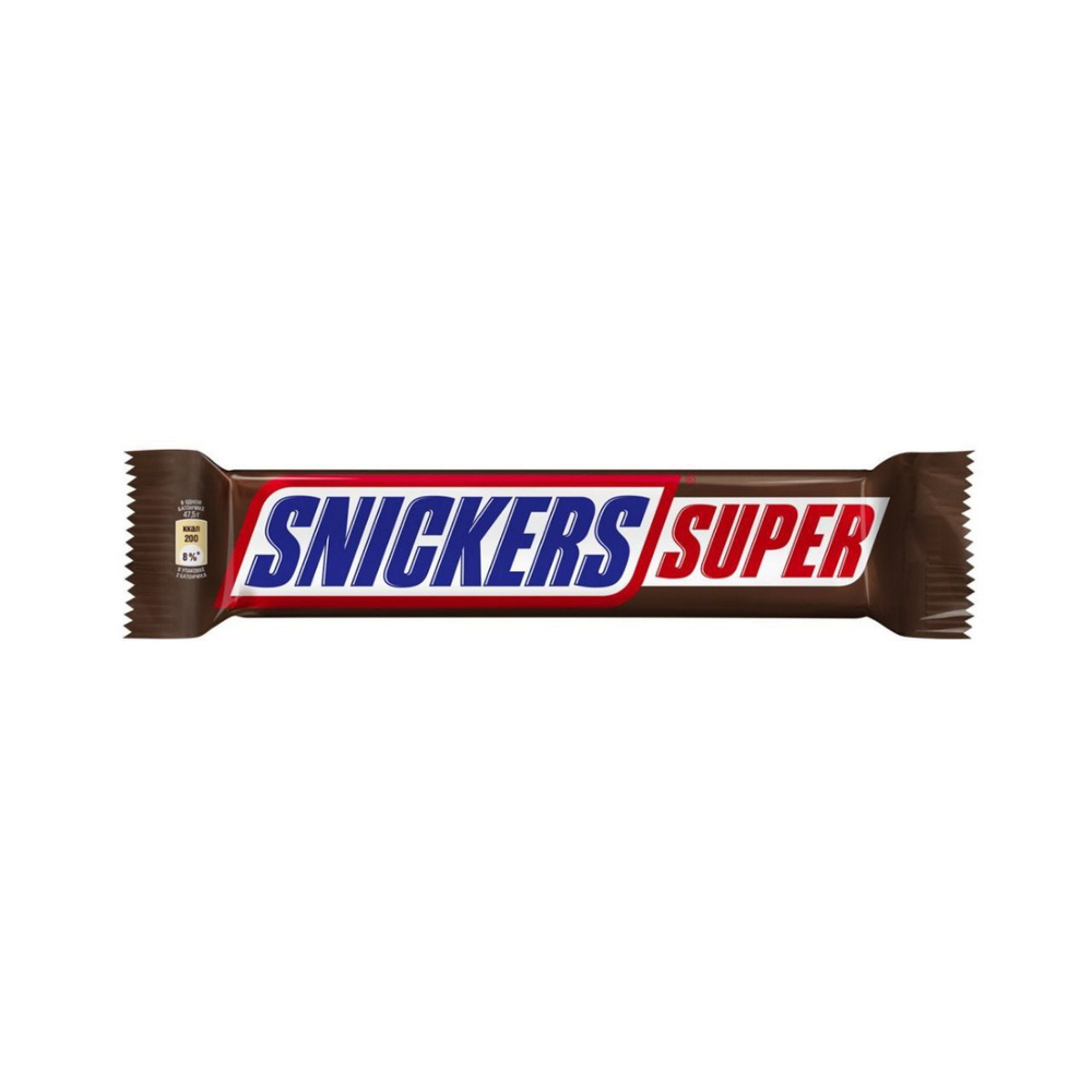 Шоколадный батончик Snickers (Сникерс) Super 80 г - 8 шт. #1