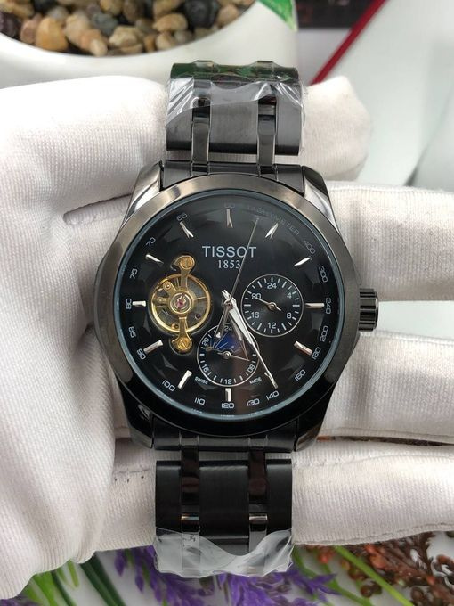 Мужские наручные часы TISSOT с металлическим ремешком в подарочной упаковке  #1