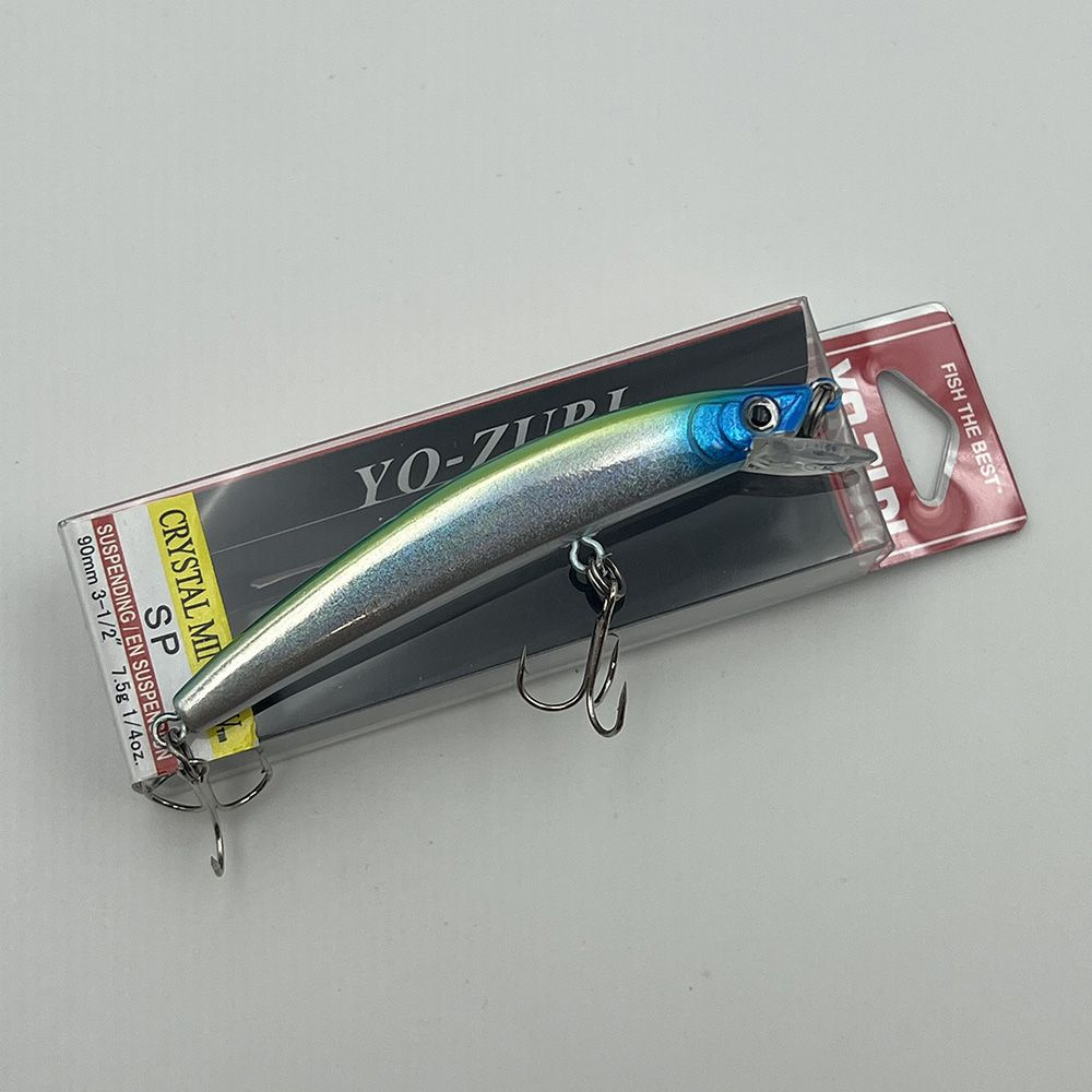 Воблер для рыбалки Yo Zuri Crystal Killer minnow-SP 90mm 7.5g на щуку, жерех, судак, окунь минноу  #1