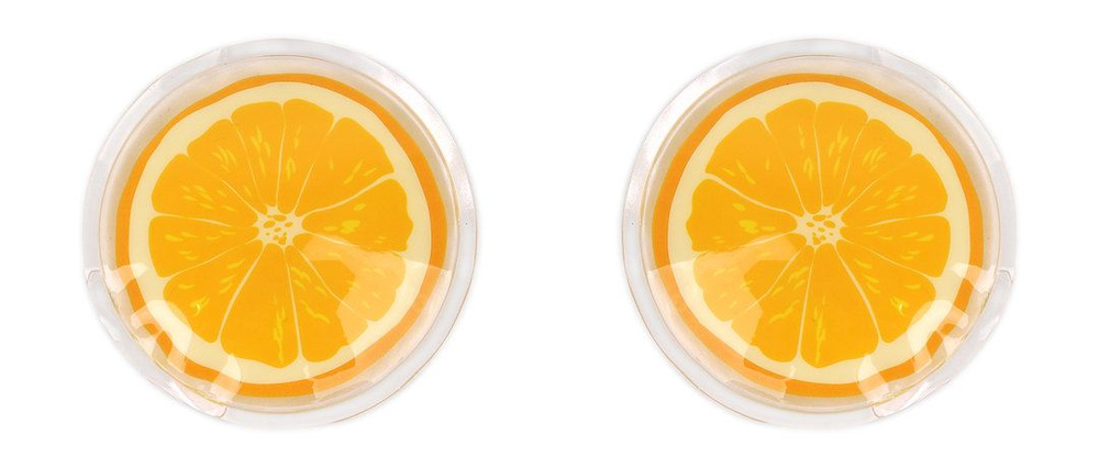 Успокаивающие подушечки для глаз Fruits Orange Cooling Eye Mask #1