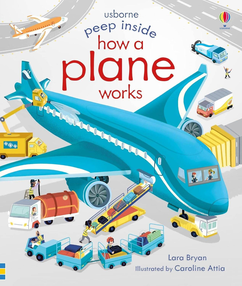 Peep inside how a plane works Загляните внутрь. Как работает самолет /Книги на английском языке  #1