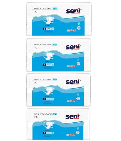 Подгузники для взрослых Seni Standart Air 120 штук (Сени Стандарт Эир) - S (Small), объем талии 55-80 #1