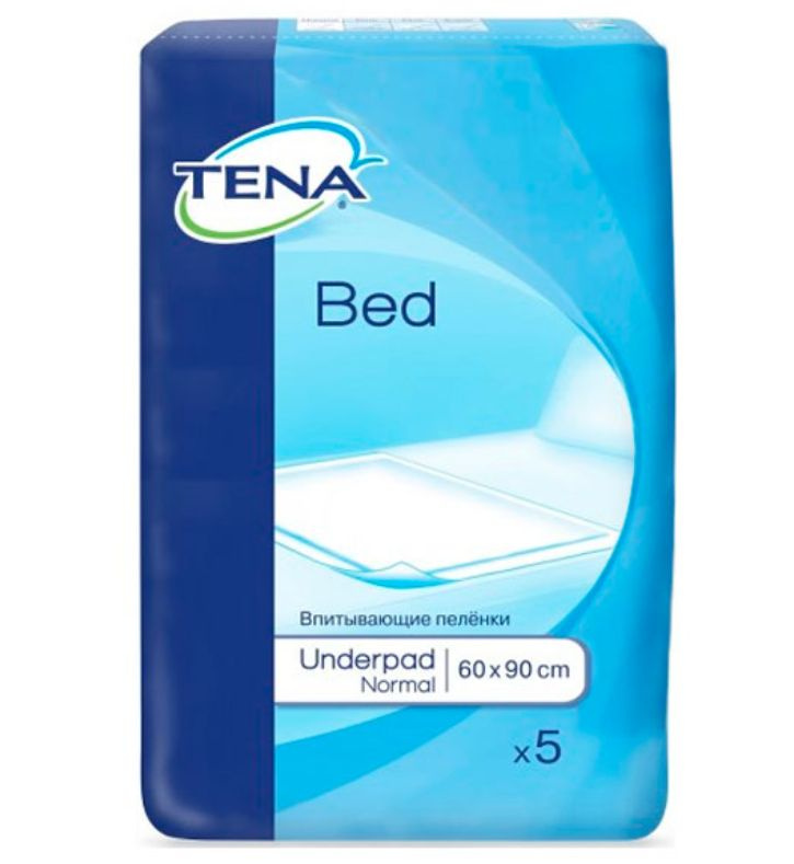 Tena впитывающие пеленки Bed Underpad Normal 60x90 см, 5 шт #1