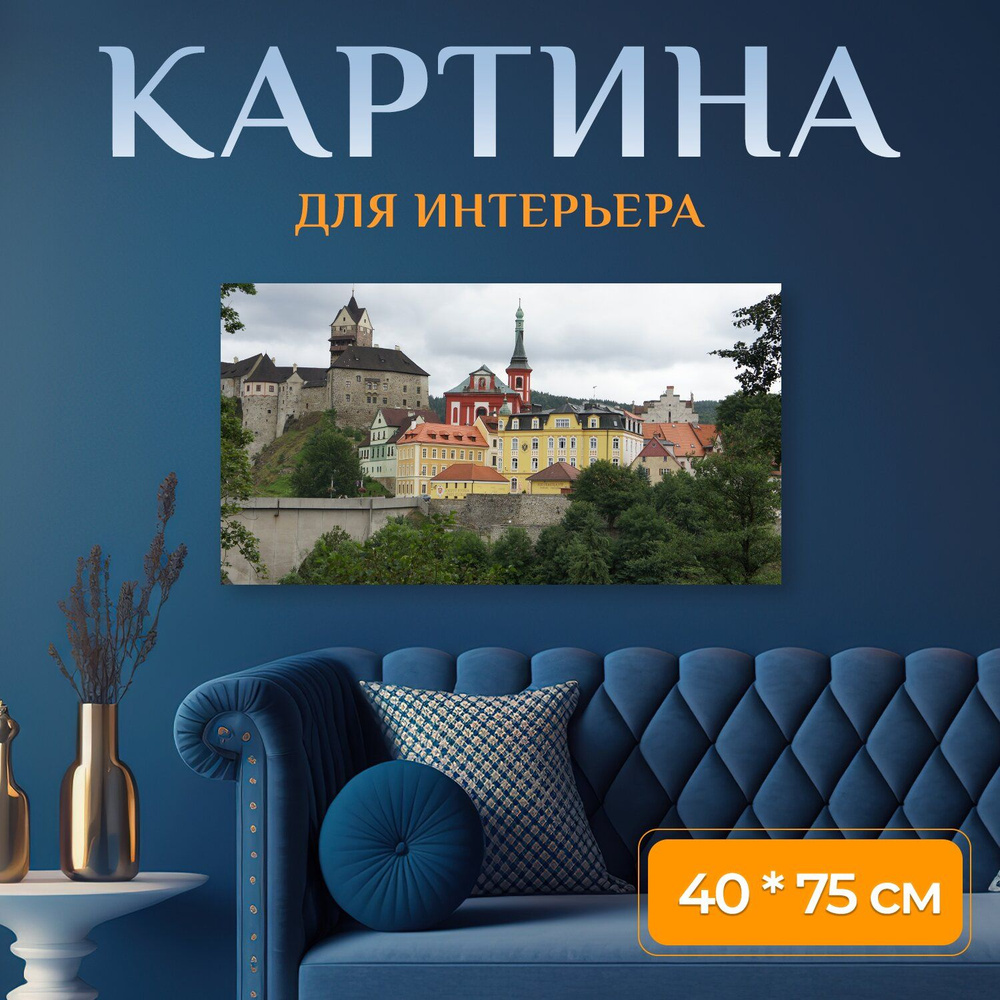 LotsPrints Картина "Город, история, ночевка 26", 75  х 40 см #1