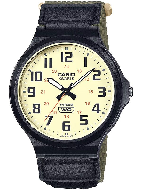 Кварцевые мужские наручные часы Casio Collection MW-240B-3B #1