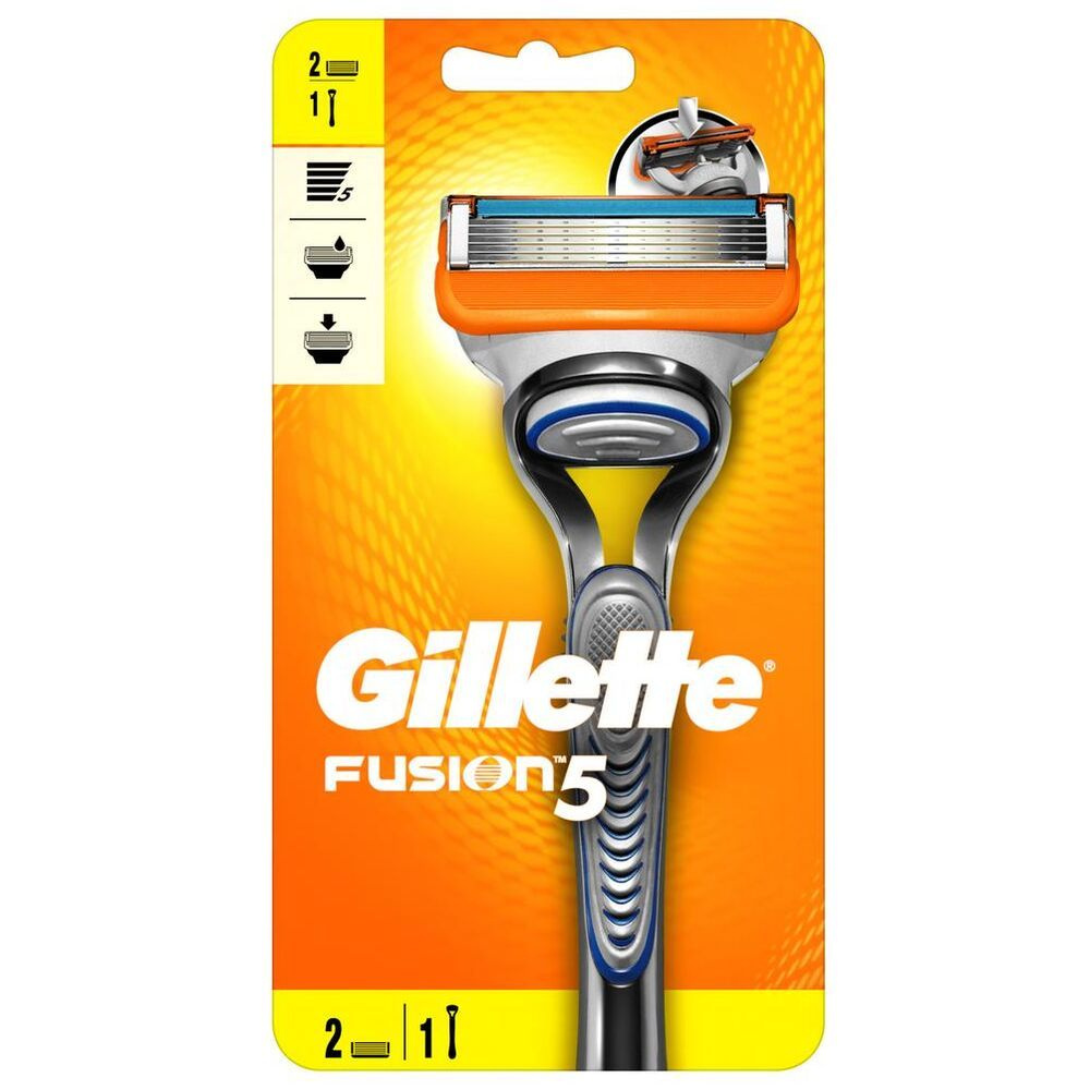 Gillette Бритвенный станок Fusion5, 2 кассеты. #1