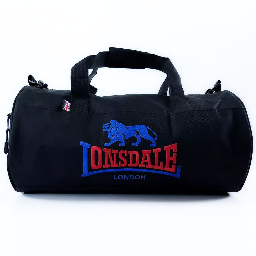 Сумка Lonsdale Barrel Bag 2 черно синяя #1