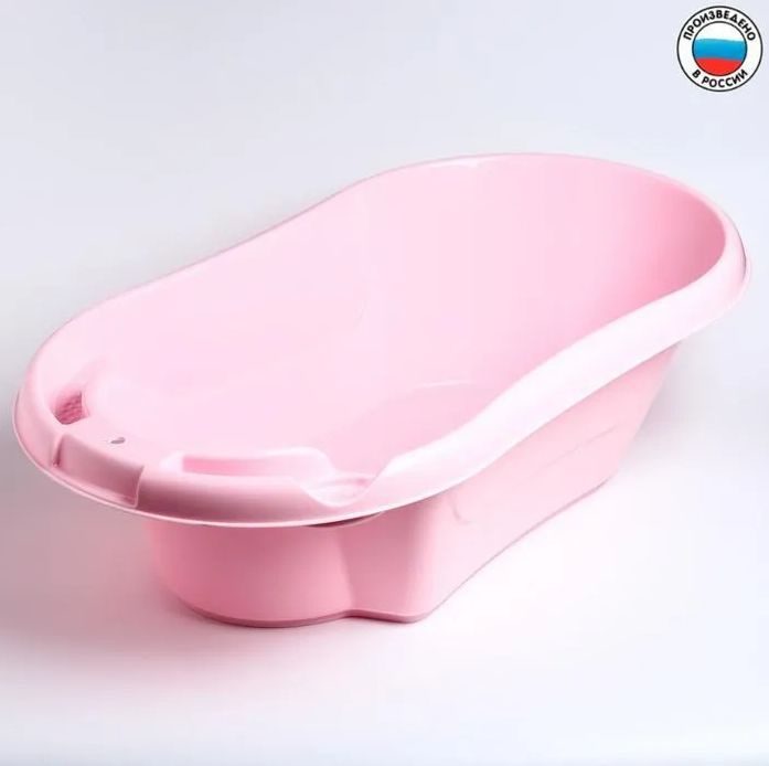 Ванночка детская "Бамбино" розовая #1