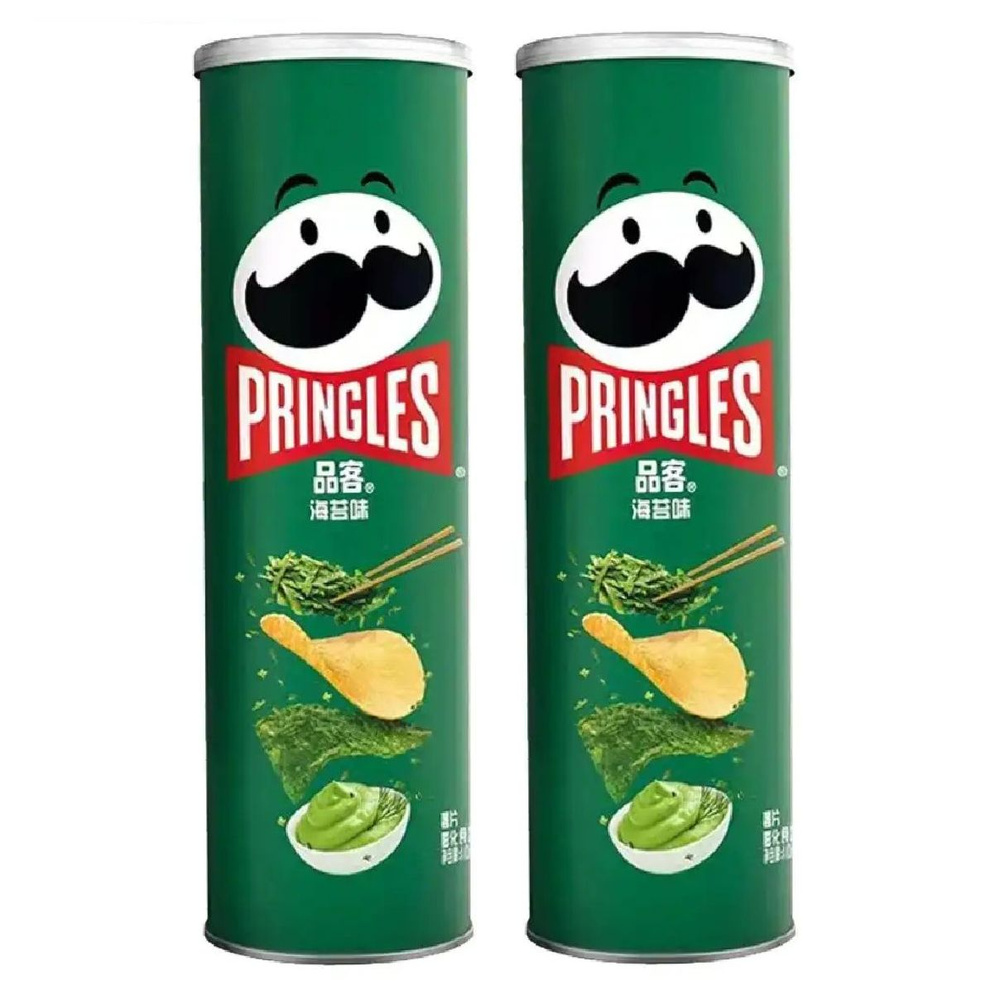 Чипсы Pringles (Морские Водоросли), 2 шт по 110 г, (Китай) #1