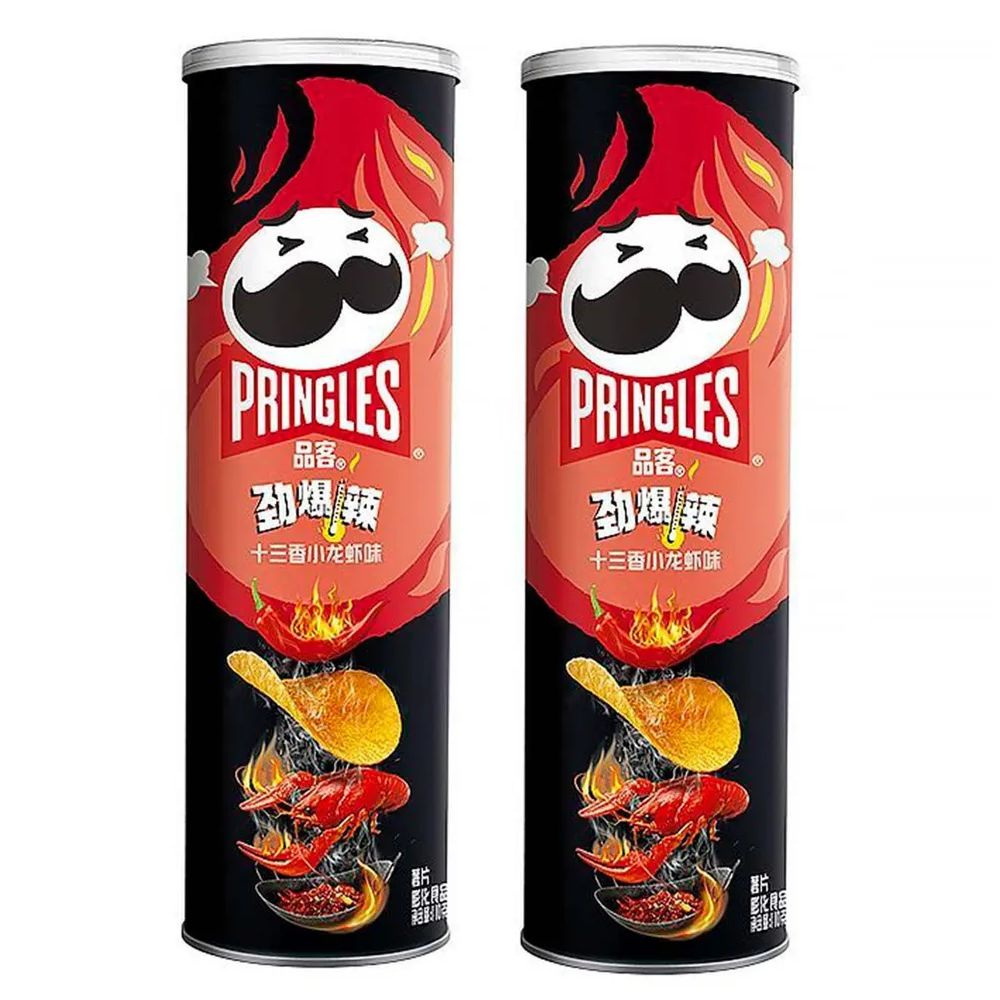 Картофельные Чипсы Pringles со вкусом рака под острым сычуаньским соусом, 2 шт по 110 г, (Китай)  #1