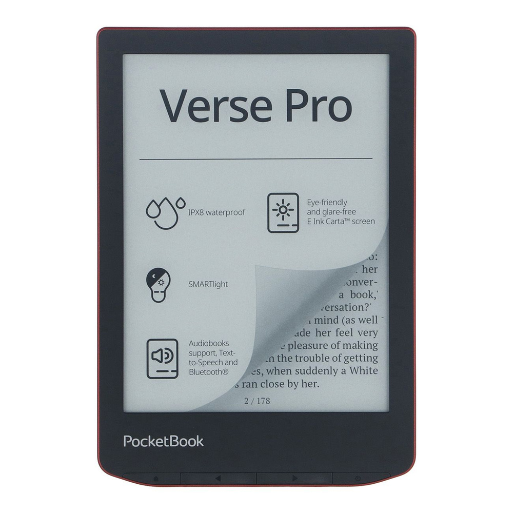 Электронная книга PocketBook 634 Verse Pro Red (PB634) #1