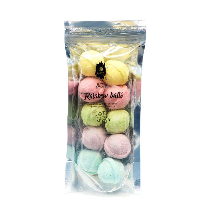 Бомбочки для ванны Rainbow balls, 150 г #1