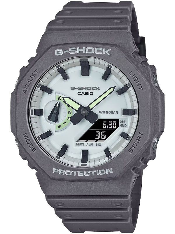 Противоударные мужские наручные часы Casio G-Shock GA-2100HD-8A с подсветкой, будильником и секундомером #1