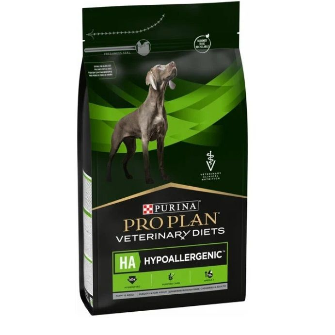 Pro Plan Veterinary Diets Hypoallergenic - корм для собак всех пород при пищевой аллергии и пищевой непереносимости, #1