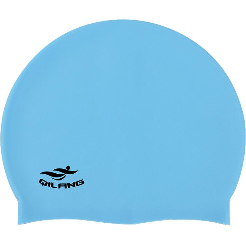 Шапка для купания мужчин в бассейне силиконовая непромокаемая, шапочка для волос резиновая, женский аксессуар #1