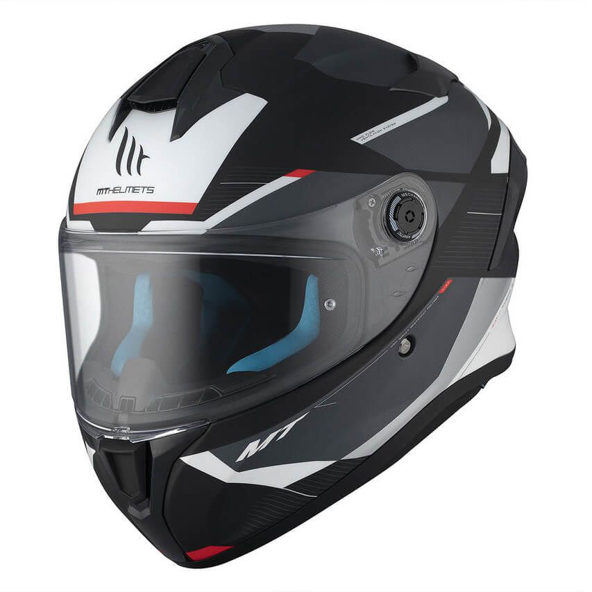 Шлем интеграл для мотоциклистов MT TARGO S KAY Matt Black Gray M мотоэкипировка мотозащита  #1