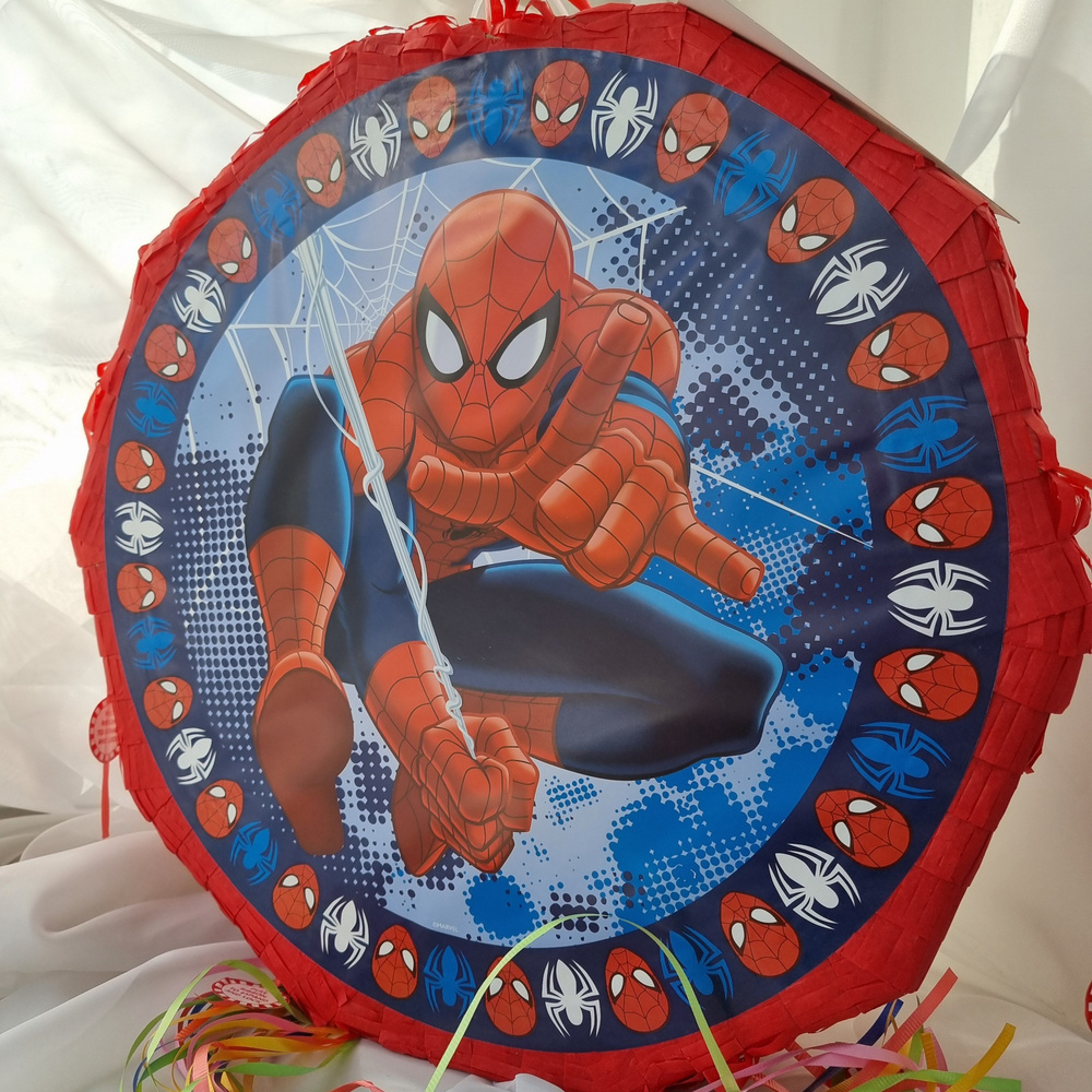 Пиньята Человек паук, подарок на день рождения. 45см. 1шт.  #1