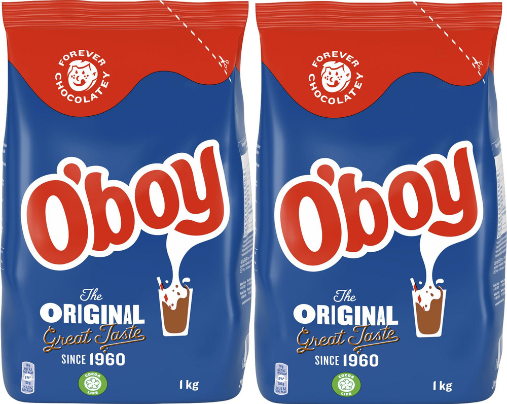 Какао порошок O'boy Original (Финляндия) 1000 гр. х 2 шт. #1