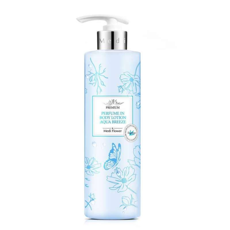 Парфюмированный лосьон для тела Perfume in Body Lotion Aqua Breeze 500ml Medi Flower  #1