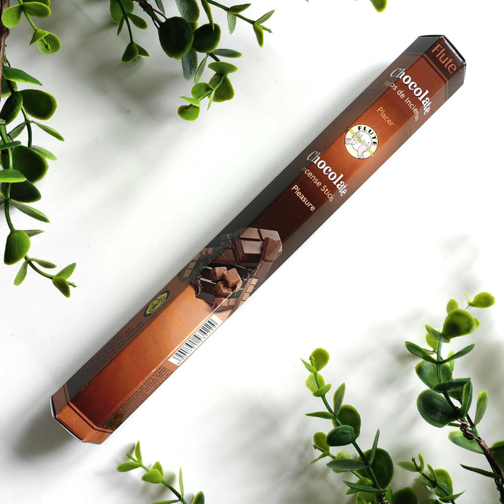 Flute CHOCOLATE Incense Sticks, Cycle (ШОКОЛАД ароматические палочки, Удовольствие, Сайкл), шестигранник #1