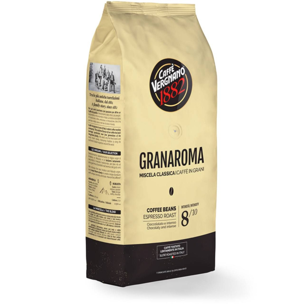 Caffe Vergnano 1882 Gran Aroma кофе в зернах 1 кг #1