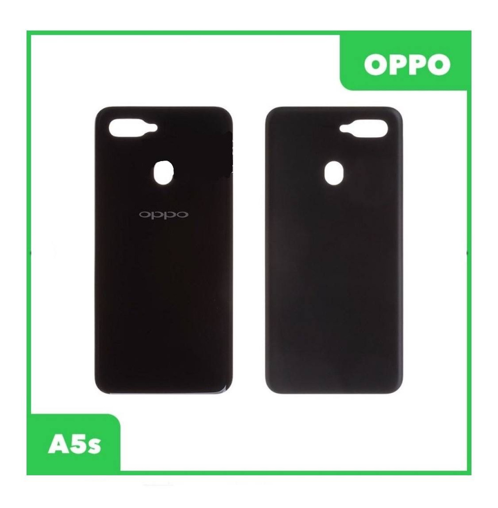 Задняя крышка для OPPO A5s (CPH1909) (черный) #1