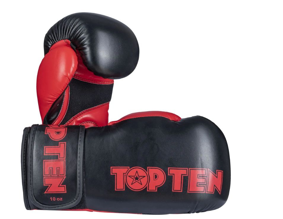 Перчатки боксерские Top Ten XLP арт. 2268 12унц (черные) #1