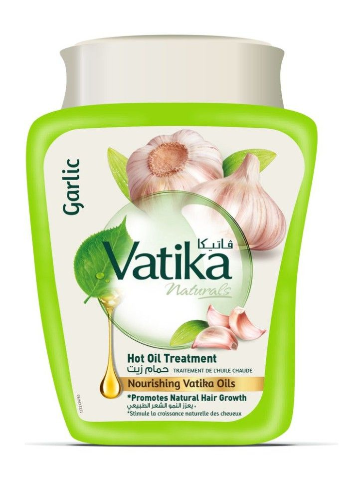 Dabur Vatika Маска против выпадения волос 500 г. Чеснок (Hair Fall Control)  #1