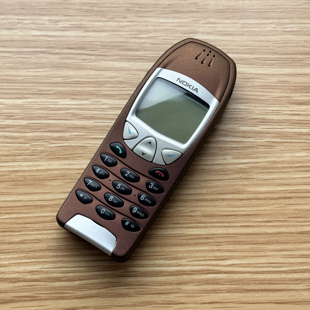 Nokia Мобильный телефон 6210, коричнево-красный #1