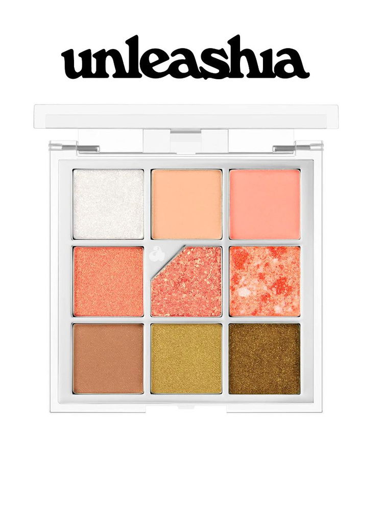 Палетка теней для век с глиттерами Unleashia Glitterpedia Eye Palette N6 All of Citrus  #1