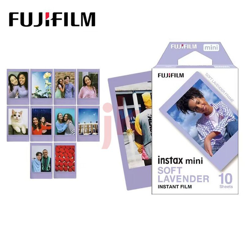 Картридж для фото Fujifilm Instax Mini SOFT LAVENDER, инстакс мини фотобумага 10 снимков  #1