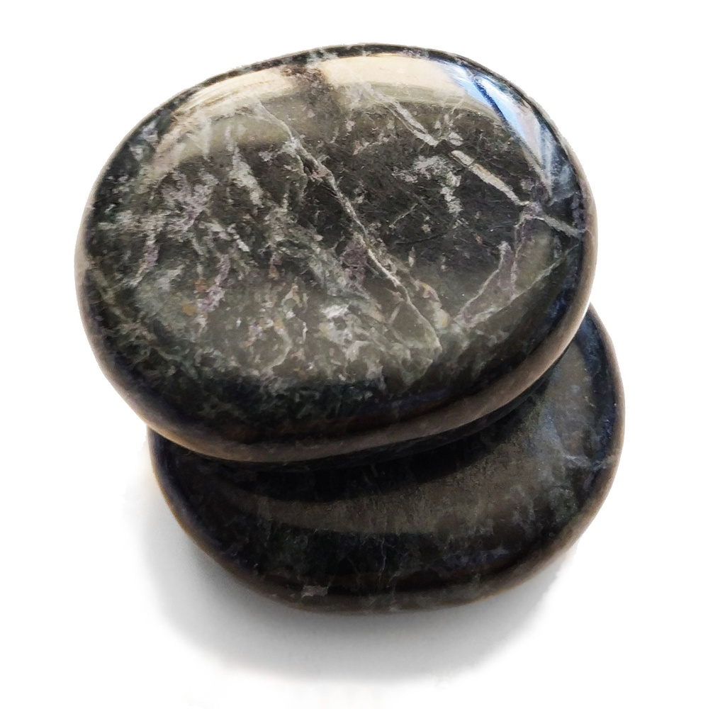 Камень для массажа из полированного серпентинита #1
