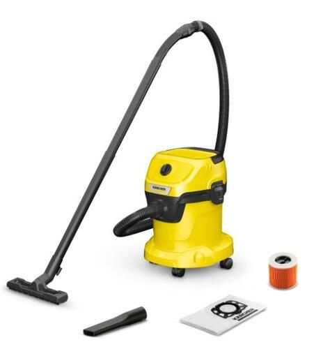 Строительный пылесос Karcher WD 3 V-15/4/20 1000 Вт, 15 л, влажная уборка, выдув, 4.48 кг  #1