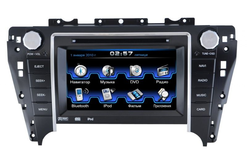 Штатное Головное Устройство Incar CHR-2291CA для Toyota Camry 2011-14 (IE) i-10, Bluetooth  #1