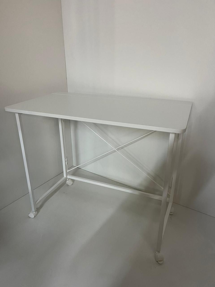 Столик складной для ноутбука 90х50х75см, Белый #1