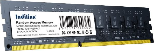 Indilinx Оперативная память Модуль памяти DIMM 4GB DDR3-1600 IND-ID3P16SP04X_2523 озон 1x4 ГБ (IND-ID3P16SP04X) #1