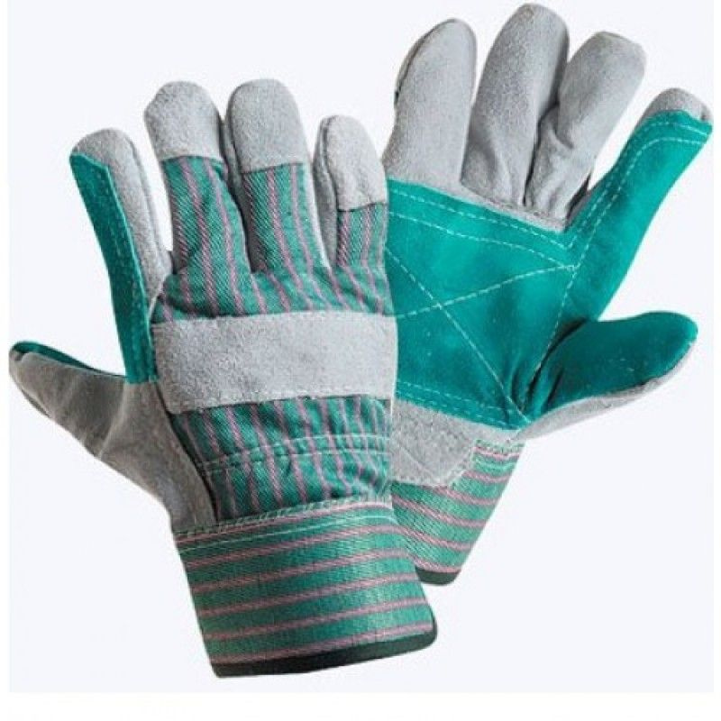 Краги сварщика, усиленные комбинированные спилковые перчатки  #1