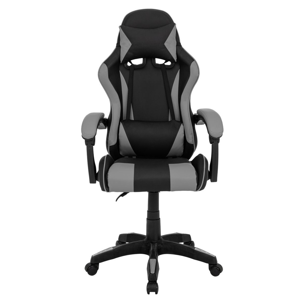CyberZone Игровое компьютерное кресло, серо-черный базовый1  #1