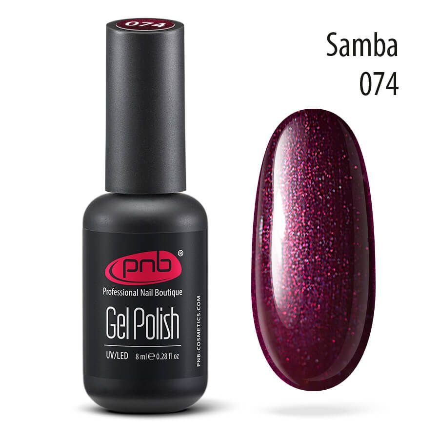 PNB, Gel nail polish - Цветной гель лак для ногтей №074, 8 мл #1