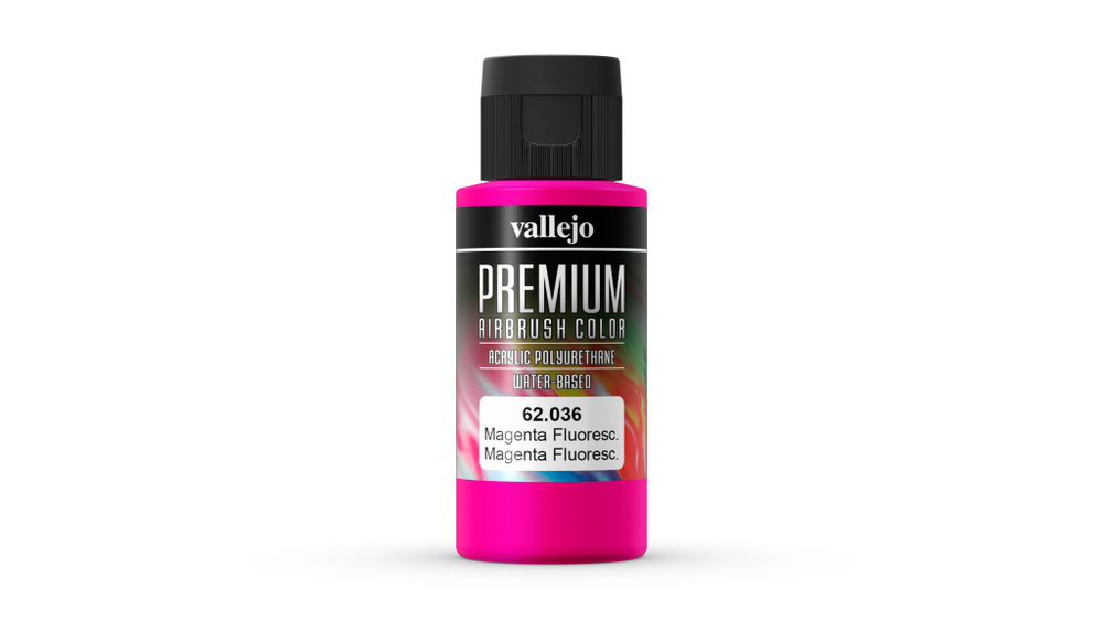 Краска для аэрографа Vallejo Premium/ Маджента флуо (арт.62036) #1
