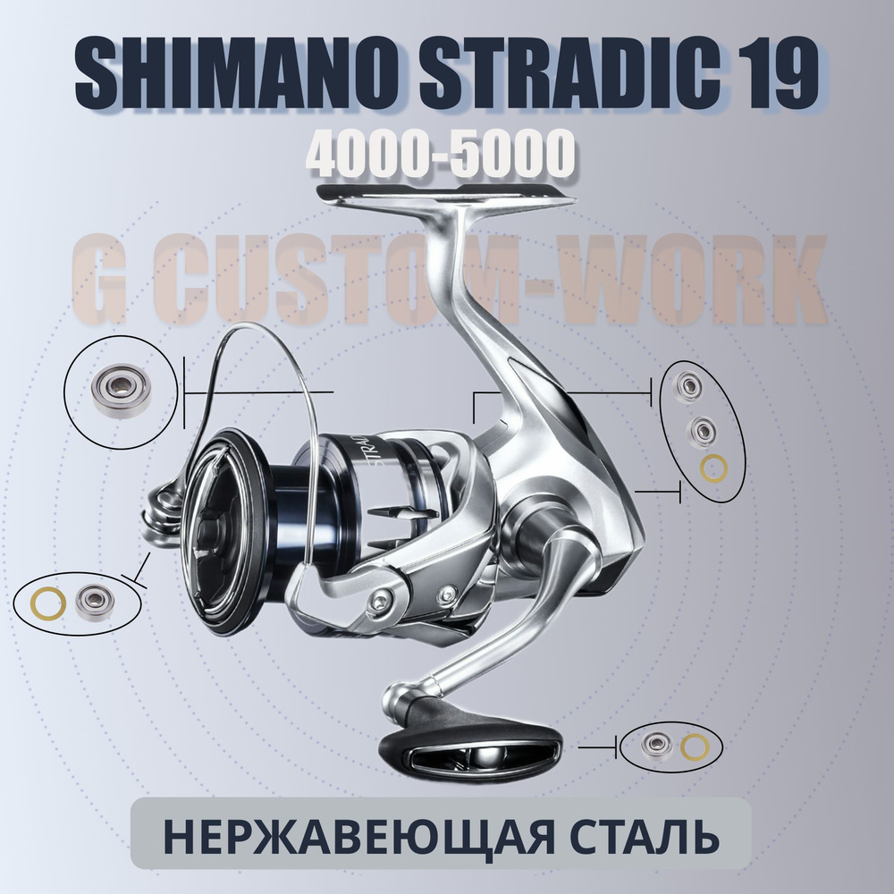 Набор для апгрейда катушки Shimano Stradic 19 4000-5000 ( нержавеющая сталь)  #1